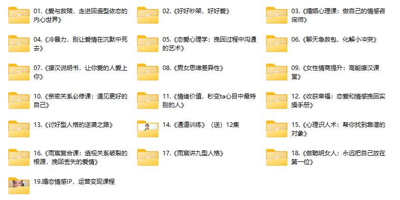 雨宸19套课程合集-888资源网