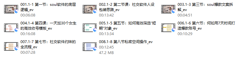 李北京《社交核弹示：7天得吃脱单实战营》-888资源网