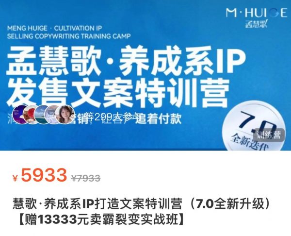 孟慧歌：养成系IP 打造文案特训营7.0升级版，2025年5月新版-888资源网