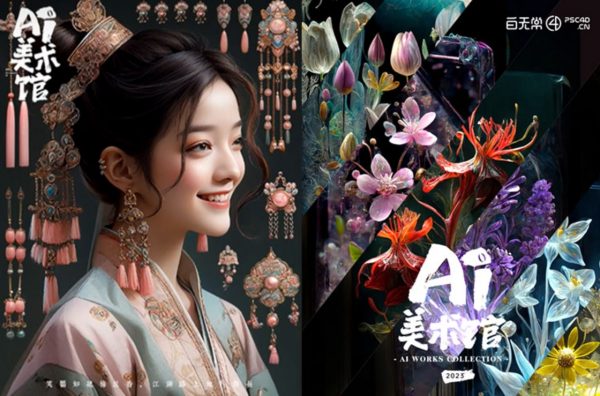 白无常AI美术馆MJ+SD(2023第三期)   Ai商业设计视频+素材-888资源网