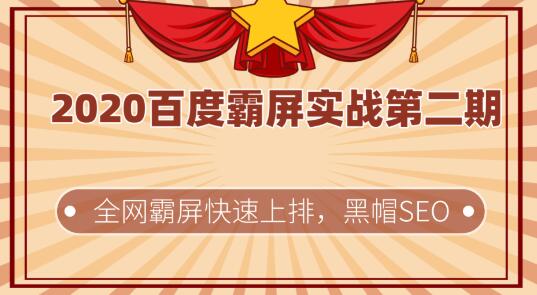 2020百度关键词霸屏技术第二期,黑帽SEO排名稳定快速方法视频教程-888资源网