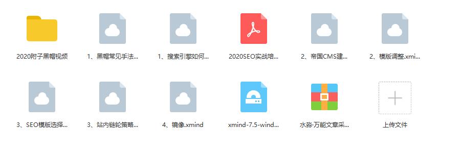 2020附子黑帽SEO视频教程 快速收录霸屏-888资源网