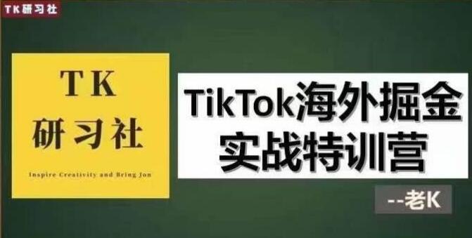 TK研习社·TikTok海外掘金实操特训营-888资源网