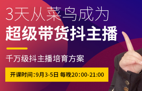 抖品牌·3天从菜鸟成为超级带货抖主播，价值980元-888资源网
