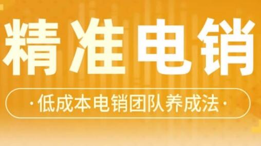 张烜搏·精准电销，低成本电销团队养成法-888资源网