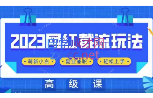 佳境·2023网红同款截流玩法【初级+高级】-888资源网