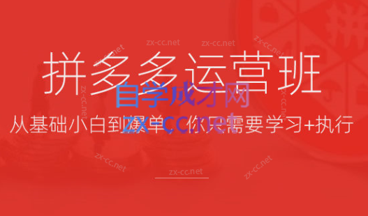 元方·2023拼多多运营班-888资源网