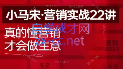 小马宋·营销实战22讲-888资源网