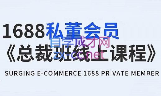宫老师·1688运营实操课-888资源网