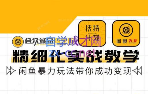 合众城品商学院·闲鱼精细化运营入门+高阶实战教学-888资源网