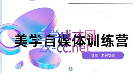安娜·美学自媒体IP系统课-888资源网