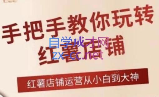 伍老师·2024手把手教你玩转红薯店铺-888资源网