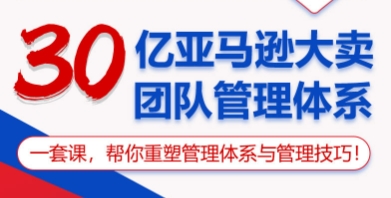30亿亚马逊大卖团队管理体系-888资源网